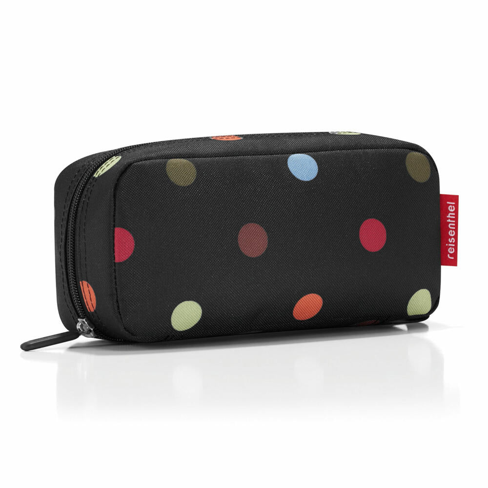 reisenthel multicase, toiletry bag, make-up bag, beauty case, pencil case, dots / black with colorful dots, WJ7009
