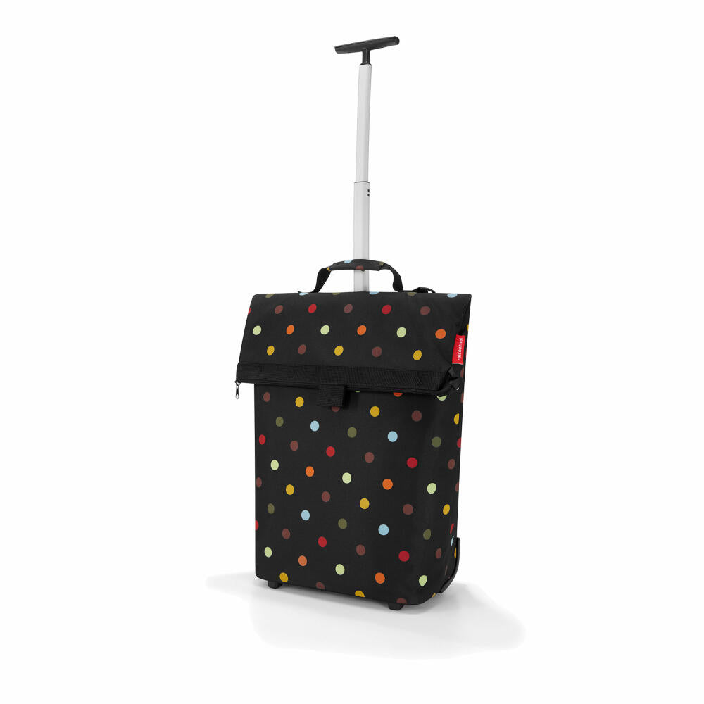 reisenthel trolley m, einkaufstasche, einkaufswagen auf rollen, dots, NT7009