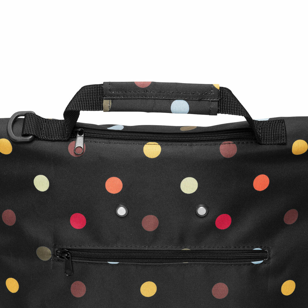 reisenthel trolley m, einkaufstasche, einkaufswagen auf rollen, dots, NT7009