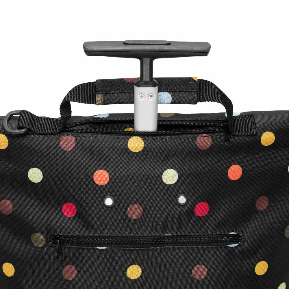 reisenthel trolley m, einkaufstasche, einkaufswagen auf rollen, dots, NT7009