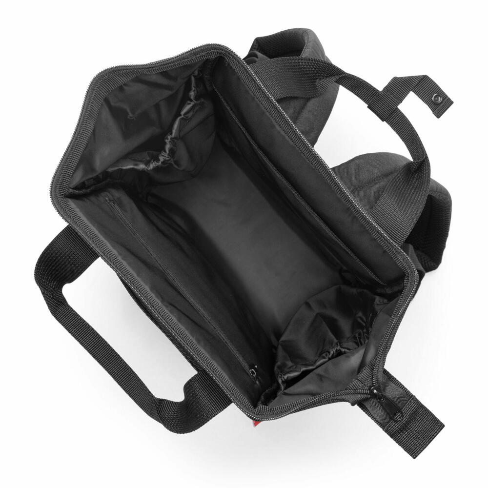 reisenthel Allrounder R, Reisetasche, Doktortasche, Tasche, Schultertasche, Black, 12 L, hochwertiges Polyestergewebe, JR7003