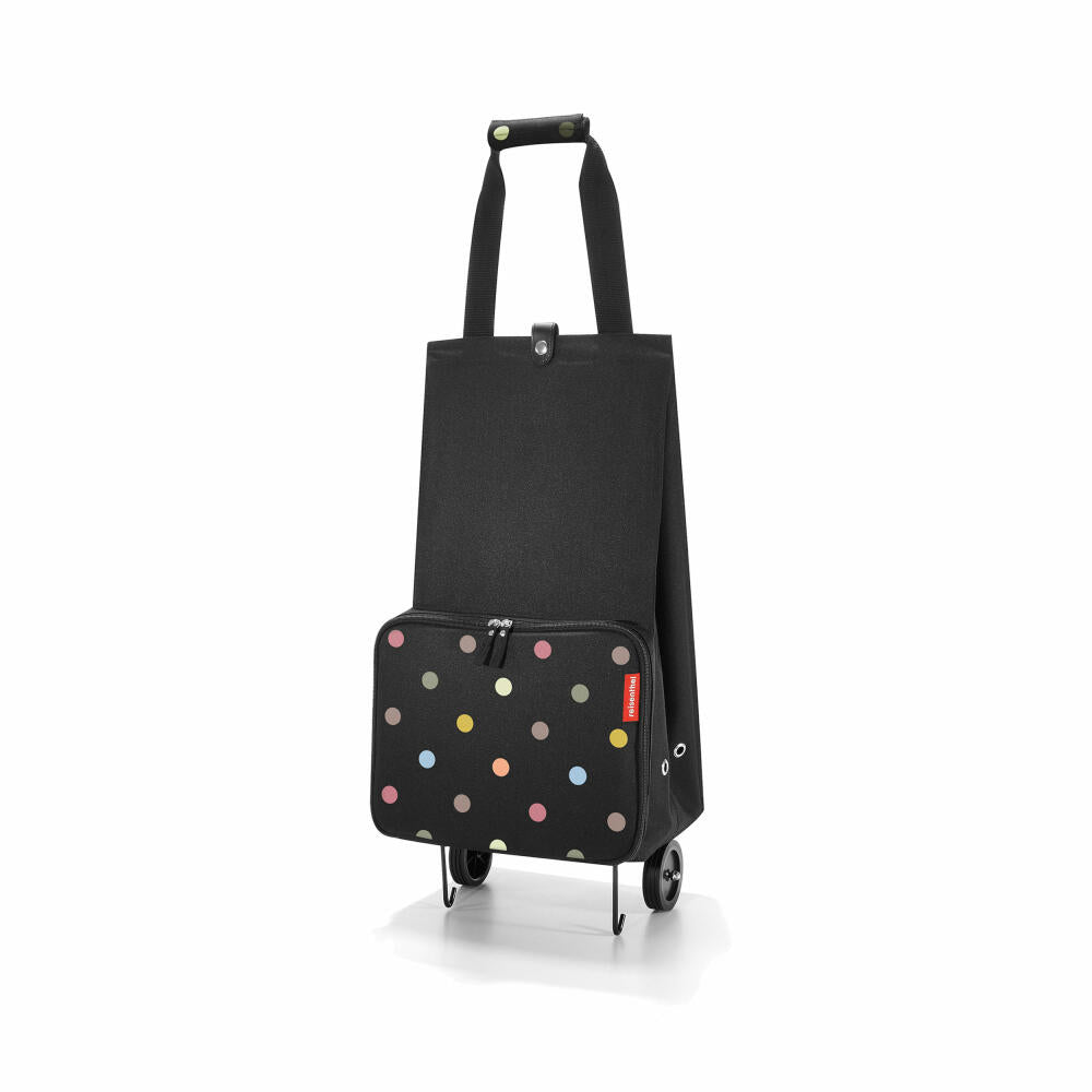 reisenthel foldabletrolley, einkaufskorb mit rollen, trolley, einkaufswagen, faltbar, dots, HK7009