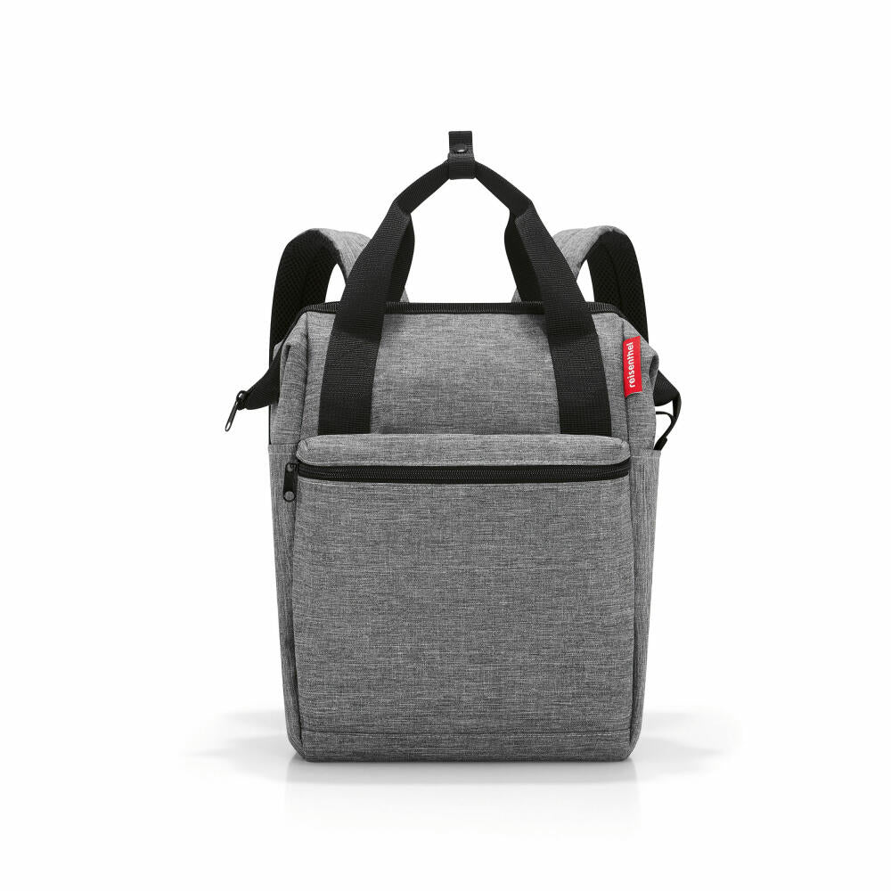 reisenthel allrounder R, travel bag, sports bag, shoulder bag, doctor's bag, bag, polyester fabric, Twist Silver, 12 L, JR7052