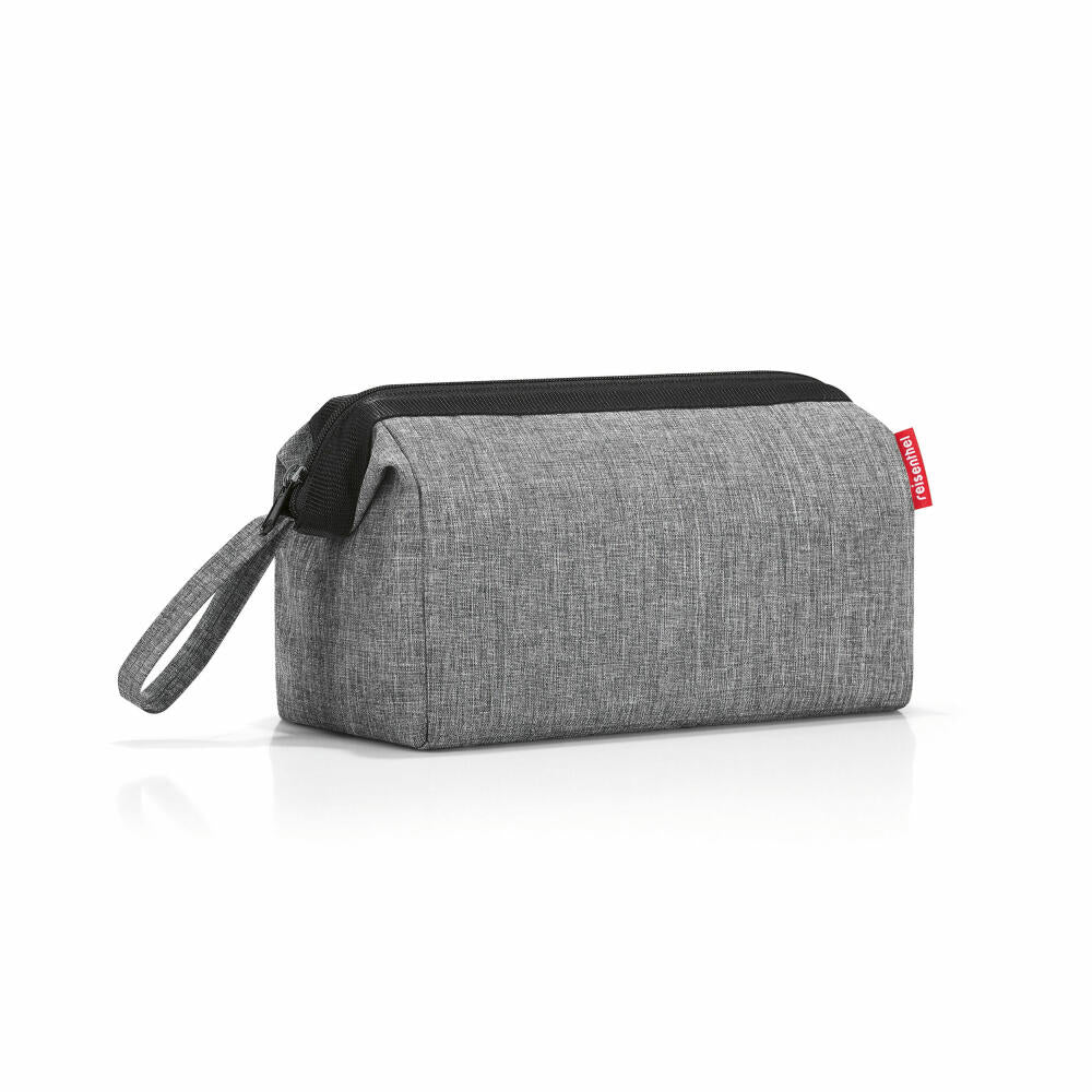 reisenthel travelcosmetic, toiletry bag, bag, toiletry bag, cosmetic bag, polyester fabric, Twist Silver, 4 L, WC7052