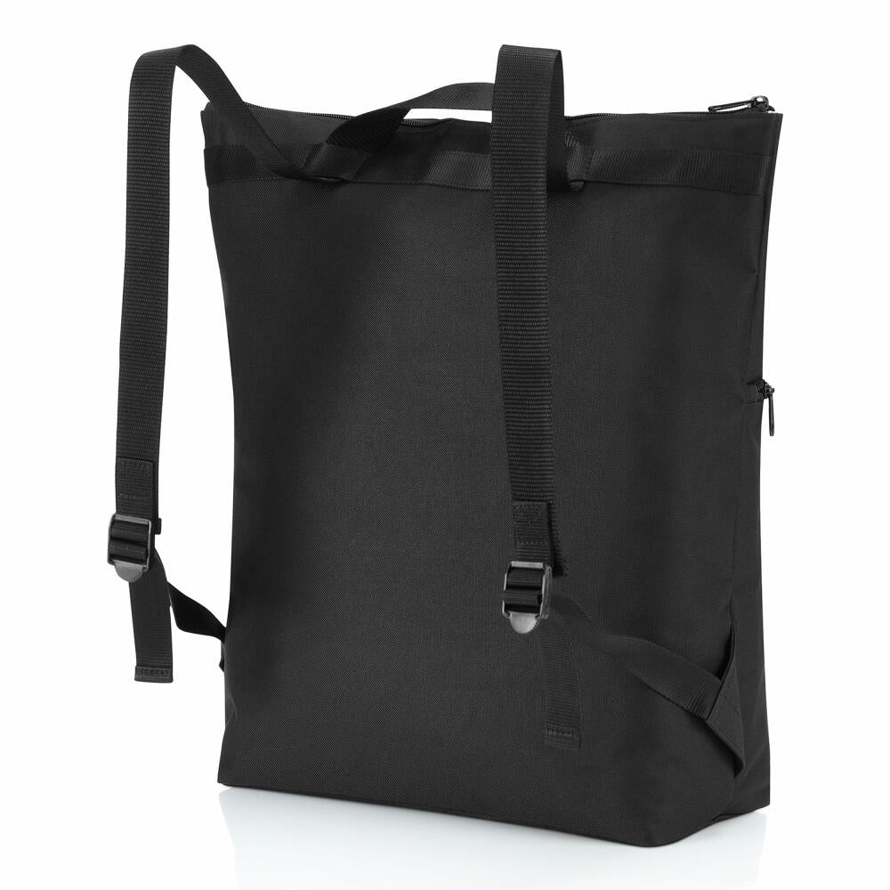 reisenthel cooler-backpack, thermal carrying bag, thermal bag, cool bag, backpack, insulated bag, polyester fabric, black, 18 L, LJ7003