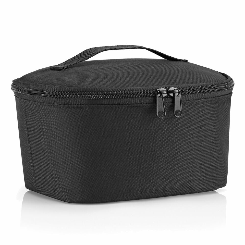 reisenthel coolerbag S pocket, cooler bag, insulated bag, thermal bag, thermal bag, polyester fabric, black, 2.5 L, LG7003