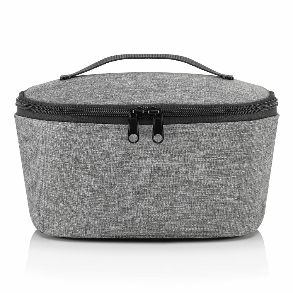reisenthel coolerbag S pocket, cooler bag, insulated bag, thermal bag, thermal bag, polyester fabric, Twist Silver, 2.5 L, LG7052