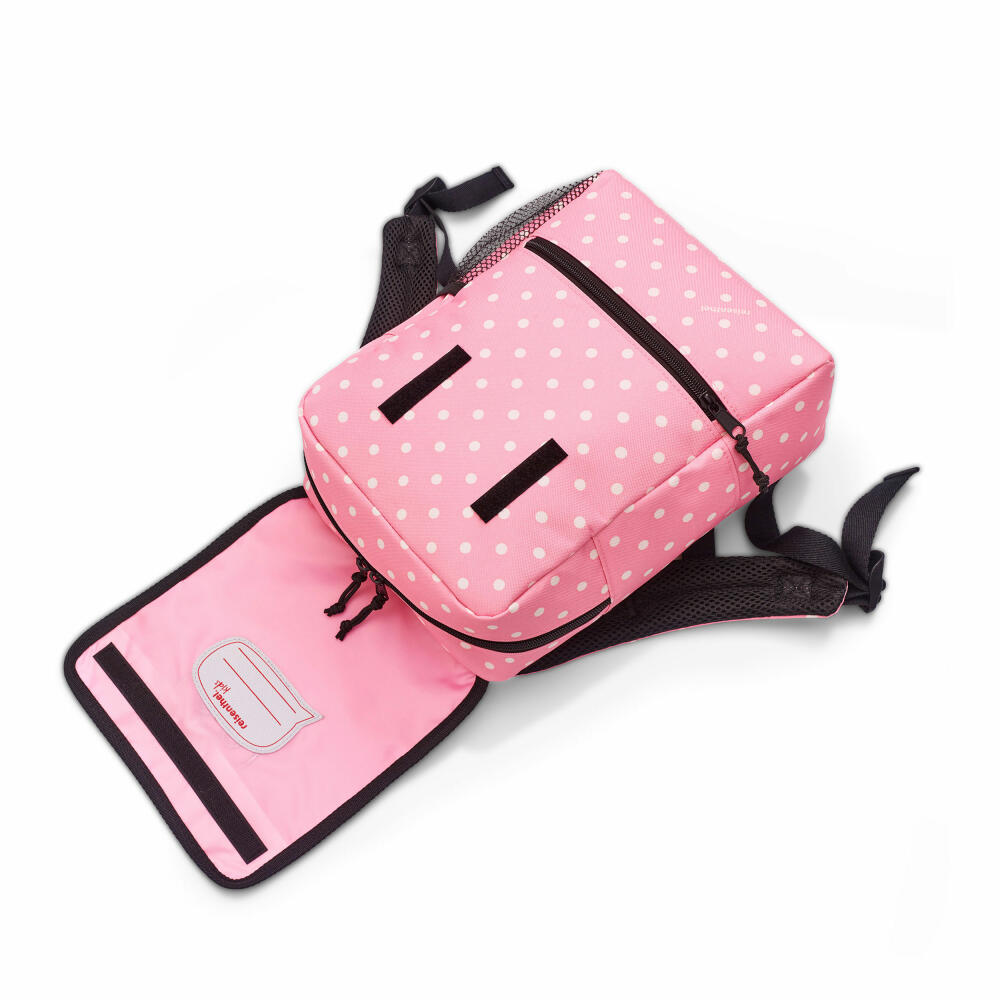 reisenthel backpack kids, Rucksack, Schulranzen, Kindergartenrucksack, Polyestergewebe, Panda Dots Pink, 5 L, IE3072