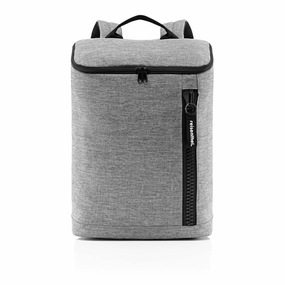 reisenthel overnighter-backpack M, Rucksack, Reisetasche, Freizeitrucksack, Tasche Handgepäck, Twist Silver, 13 L, EG7052