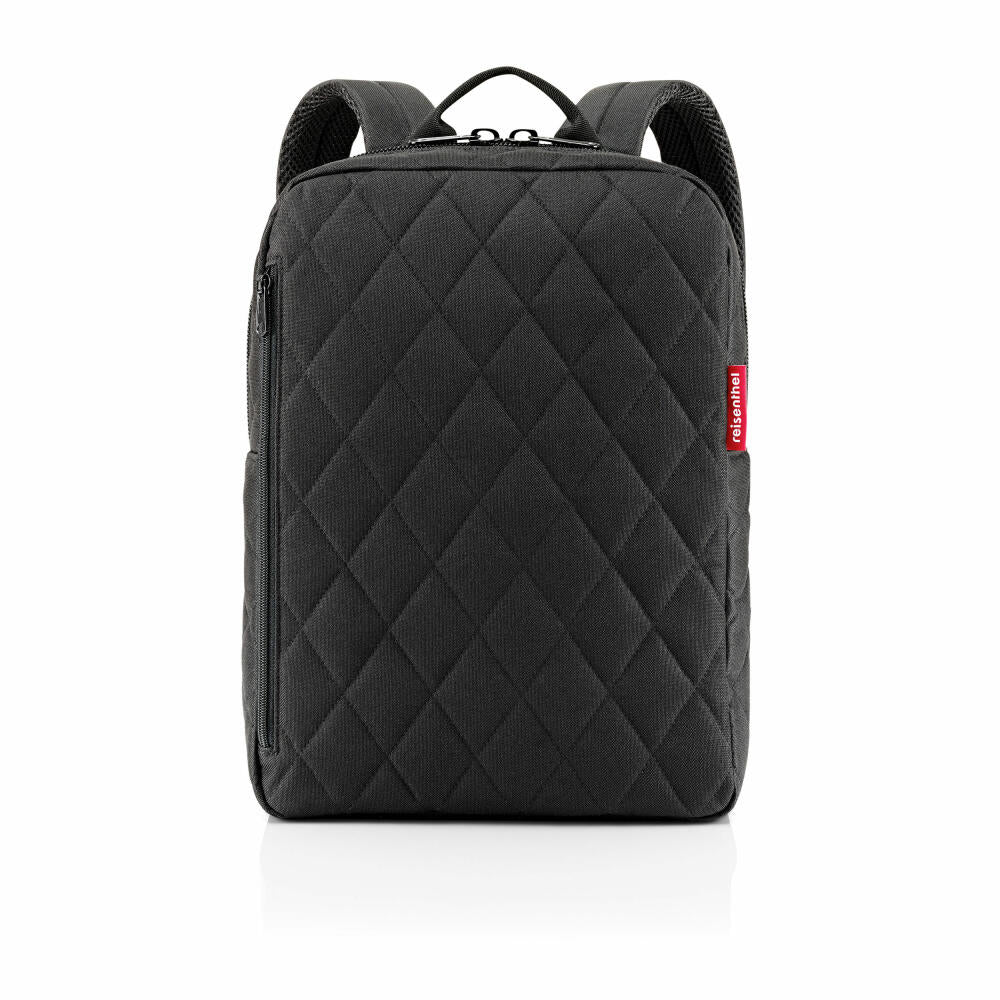 reisenthel classic backpack M, Rucksack, Freizeitrucksack, Tasche Handgepäck, Rhombus Black, 13 L, CJ7059