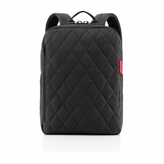 reisenthel classic backpack M, Rucksack, Freizeitrucksack, Tasche Handgepäck, Rhombus Black, 13 L, CJ7059