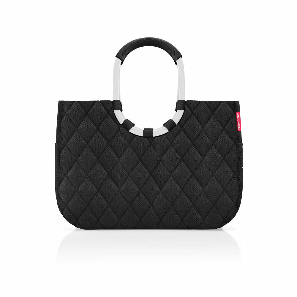 reisenthel loopshopper L, Einkaufstasche, Shopper, Tragetasche, Tasche, Rhombus Black, 25 L, OR7059