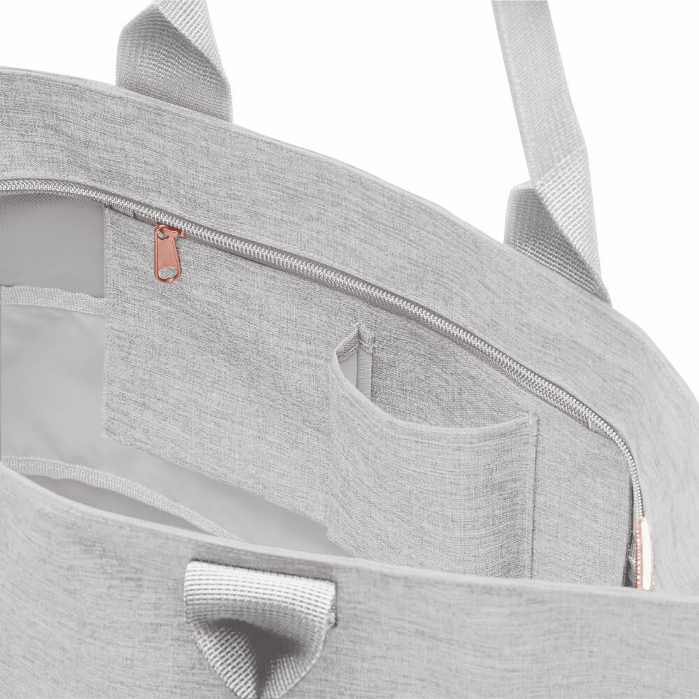 reisenthel shopper e1, Einkaufstasche, Tragetasche, Tasche, Polyestergewebe, Twist Sky Rose, 12 L, RJ1035