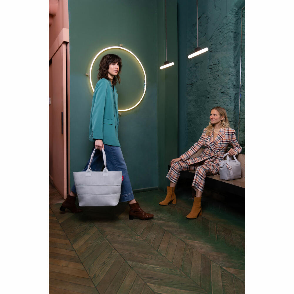 reisenthel shopper e1, Einkaufstasche, Tragetasche, Tasche, Polyestergewebe, Twist Sky Rose, 12 L, RJ1035