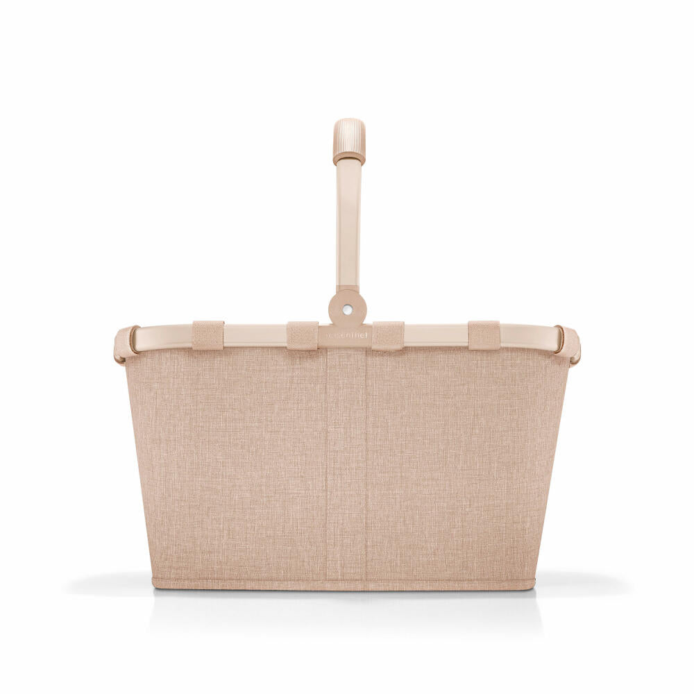 reisenthel carrybag, Einkaufskorb, Korb, Picknickkorb, Tragetasche, Polyestergewebe, Frame Twist Coffee, 22 L, BK6043