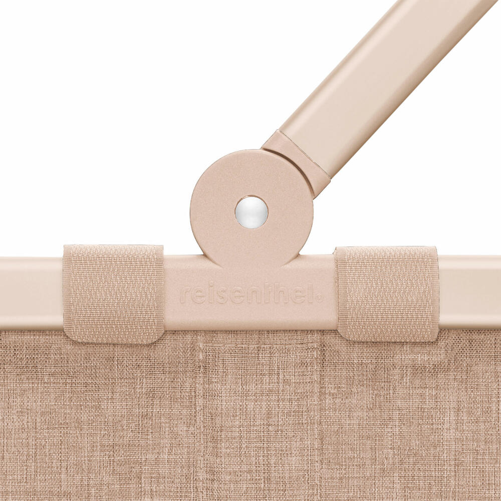 reisenthel carrybag, Einkaufskorb, Korb, Picknickkorb, Tragetasche, Polyestergewebe, Frame Twist Coffee, 22 L, BK6043