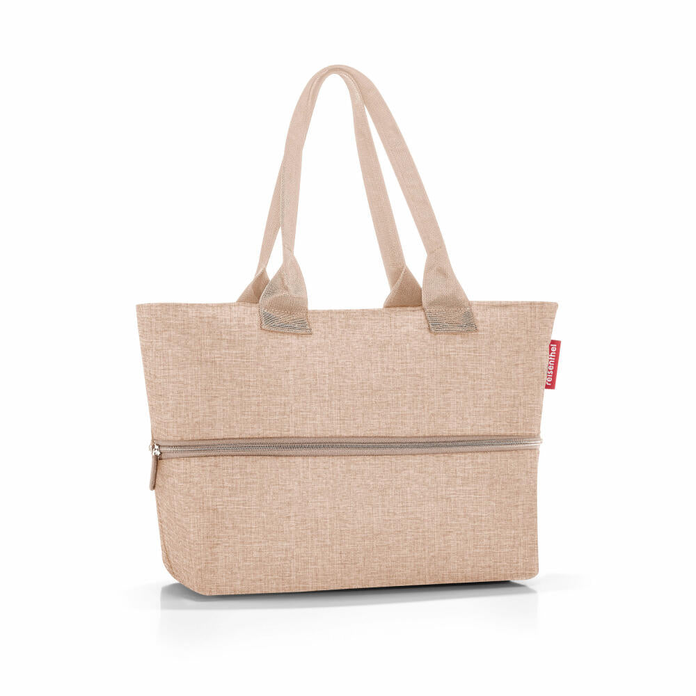 reisenthel shopper e1, Einkaufstasche, Tragetasche, Tasche, Polyestergewebe, Twist Coffee, 12 L, RJ6041