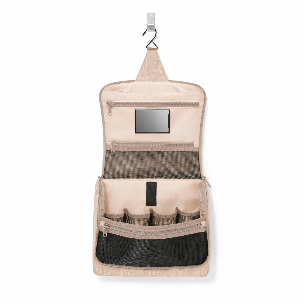 reisenthel toiletbag XL, Kulturtasche, Kulturbeutel, Kosmetiktasche, Zum Aufhängen, Twist Coffee, 4 L, WO6041
