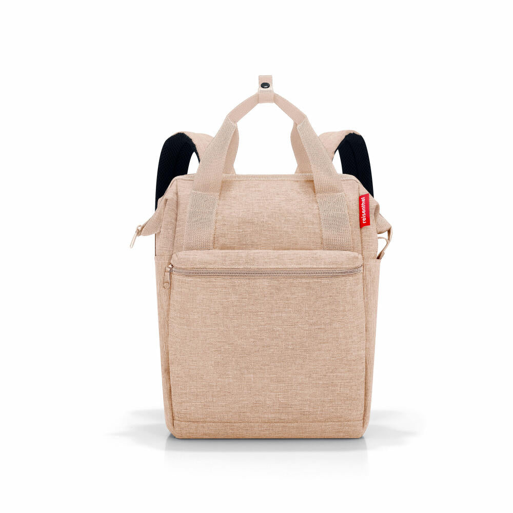 reisenthel allrounder R, Rucksack, Freizeitrucksack, Tasche, Polyestergewebe, Twist Coffee, 12 L, JR6041