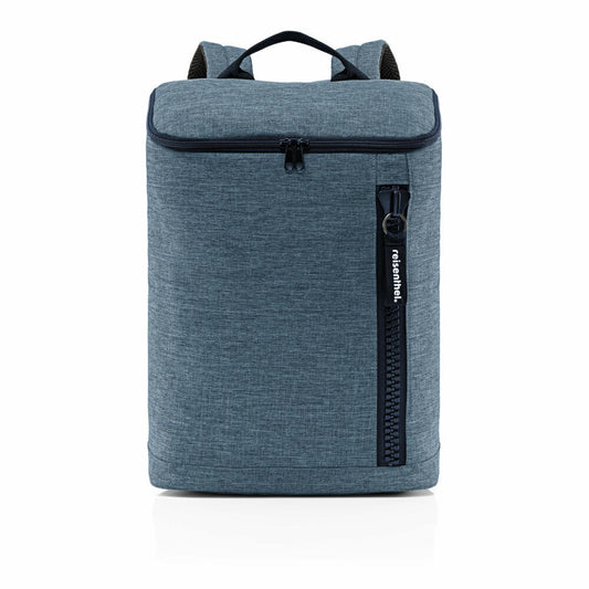 reisenthel overnighter-backpack M, Rucksack, Reisetasche, Freizeitrucksack, Tasche Handgepäck, Twist Blue, 13 L, EG4027