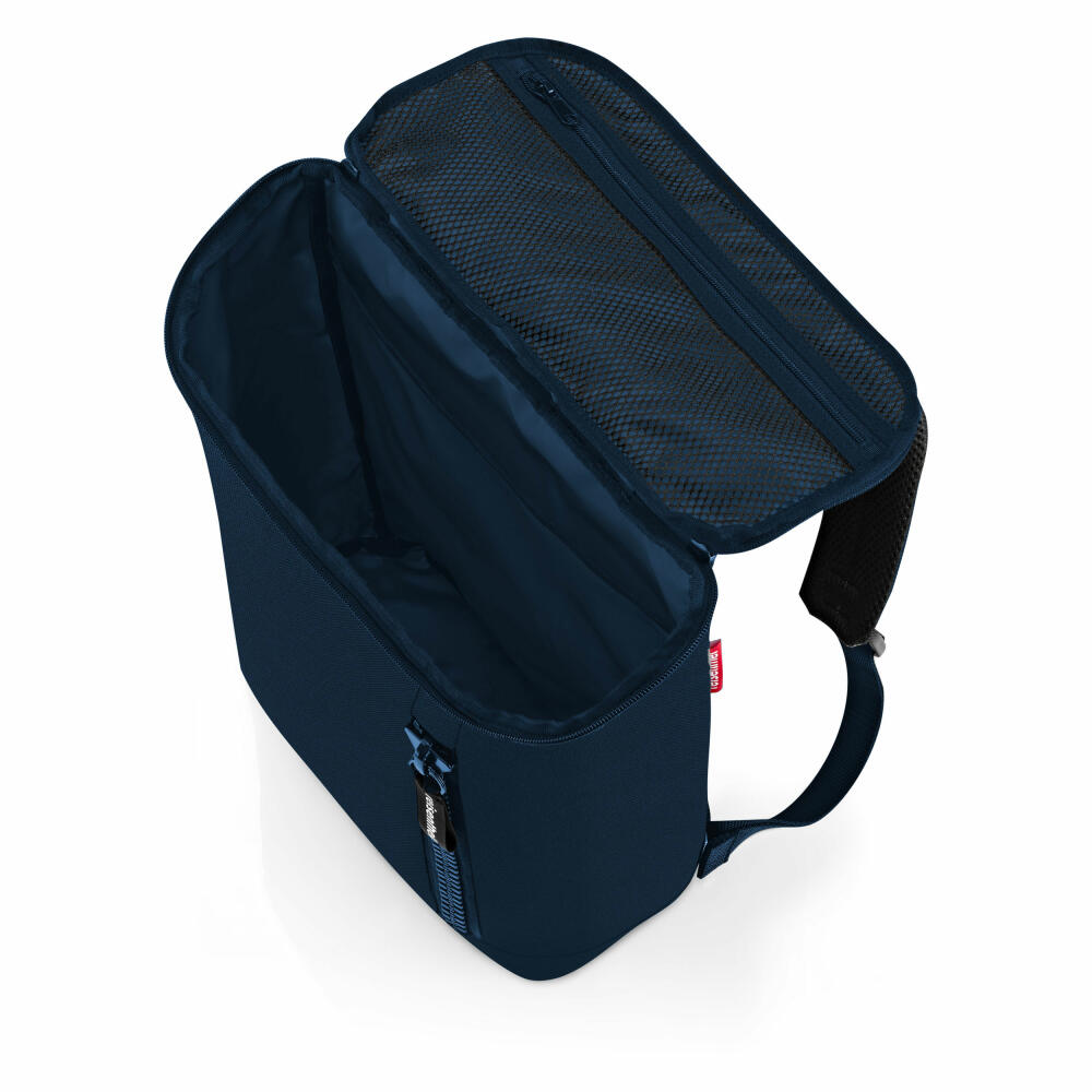 reisenthel overnighter-backpack M, Rucksack, Reisetasche, Freizeitrucksack, Tasche Handgepäck, Dark Blue, 13 L, EG4059