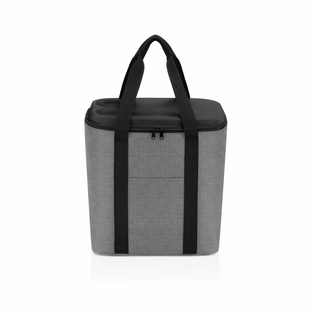 reisenthel coolerbag XL, Kühltasche, Thermotasche, Thermo Tasche, Twist Silver, 30 L, LH7052