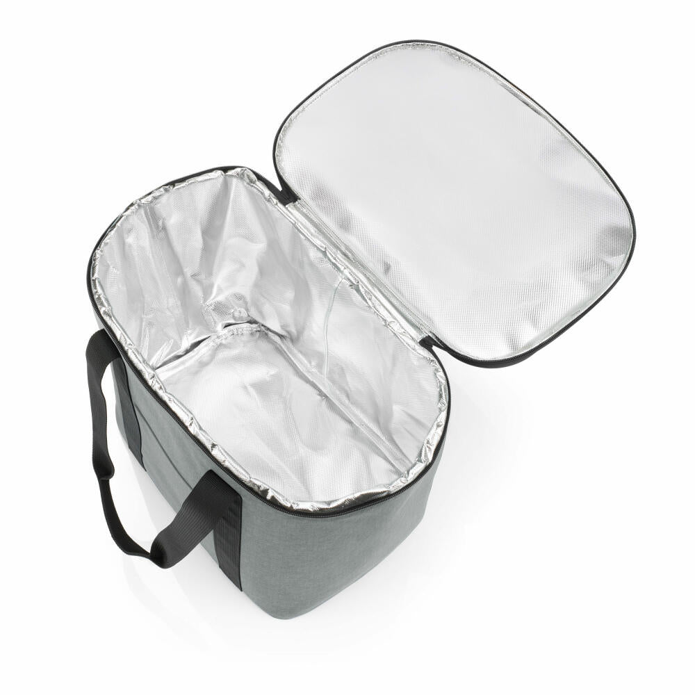 reisenthel coolerbag XL, Kühltasche, Thermotasche, Thermo Tasche, Twist Silver, 30 L, LH7052