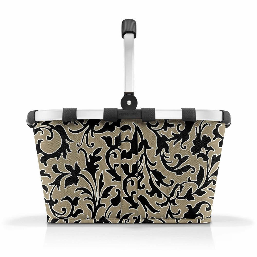 reisenthel carrybag, shopping basket, picnic basket, carrying bag, Baroque Marble, 22 L, BK7061
