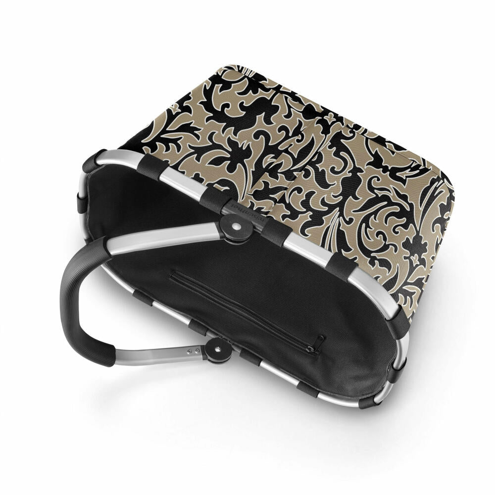 reisenthel carrybag, shopping basket, picnic basket, carrying bag, Baroque Marble, 22 L, BK7061