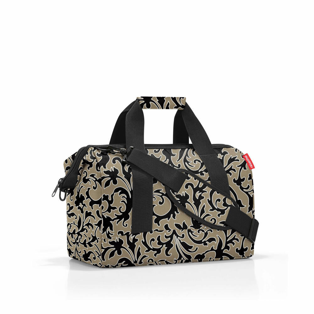 reisenthel allrounder M, Reisetasche, Sporttasche, Schultertasche, Baroque Marble, 18 L, MS7061