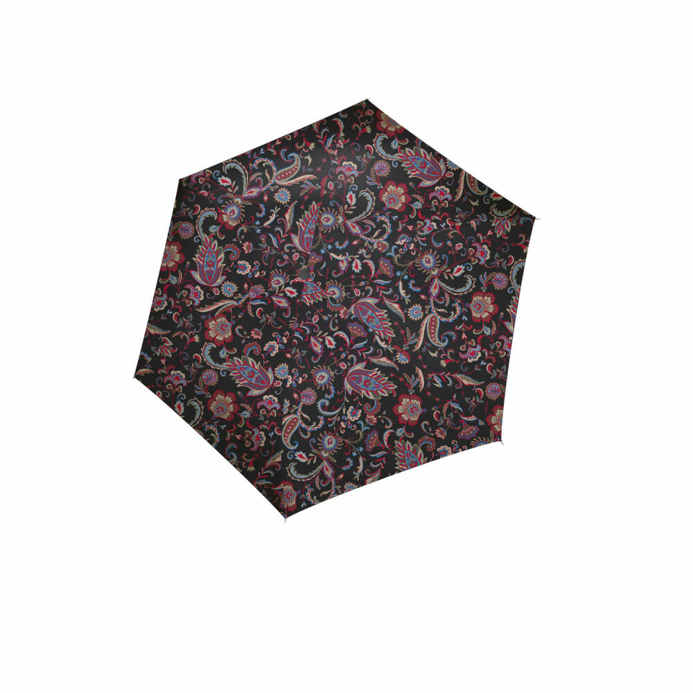 reisenthel umbrella pocket mini, Taschenschirm, Regenschirm, Knirps, Paisley Black, RT7064