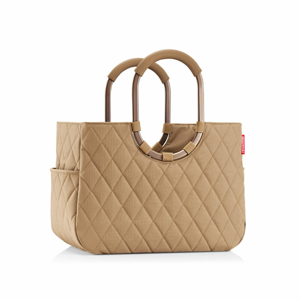 reisenthel loopshopper L, Einkaufstasche, Shopper, Tragetasche, Tasche, Frame rhombus ginger, 25 L, OR6046