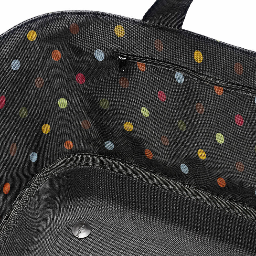 reisenthel shopping basket, foldable shopping basket, shopping bag, Dots, 22 L, BE7009