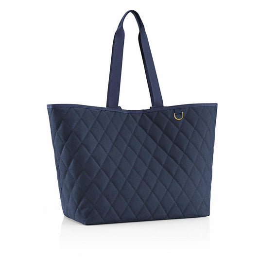 reisenthel classic shopper XL, shopping bag, carrying bag, Rhombus Midnight Gold, 26 L, DL4110