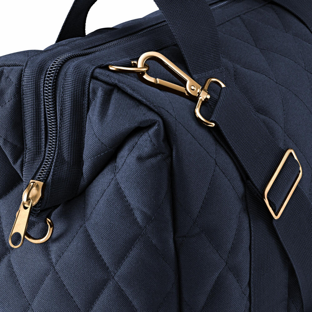 reisenthel allrounder L, Reisetasche, Sporttasche, Schultertasche, Rhombus Midnight Gold, 30 L, MT4110