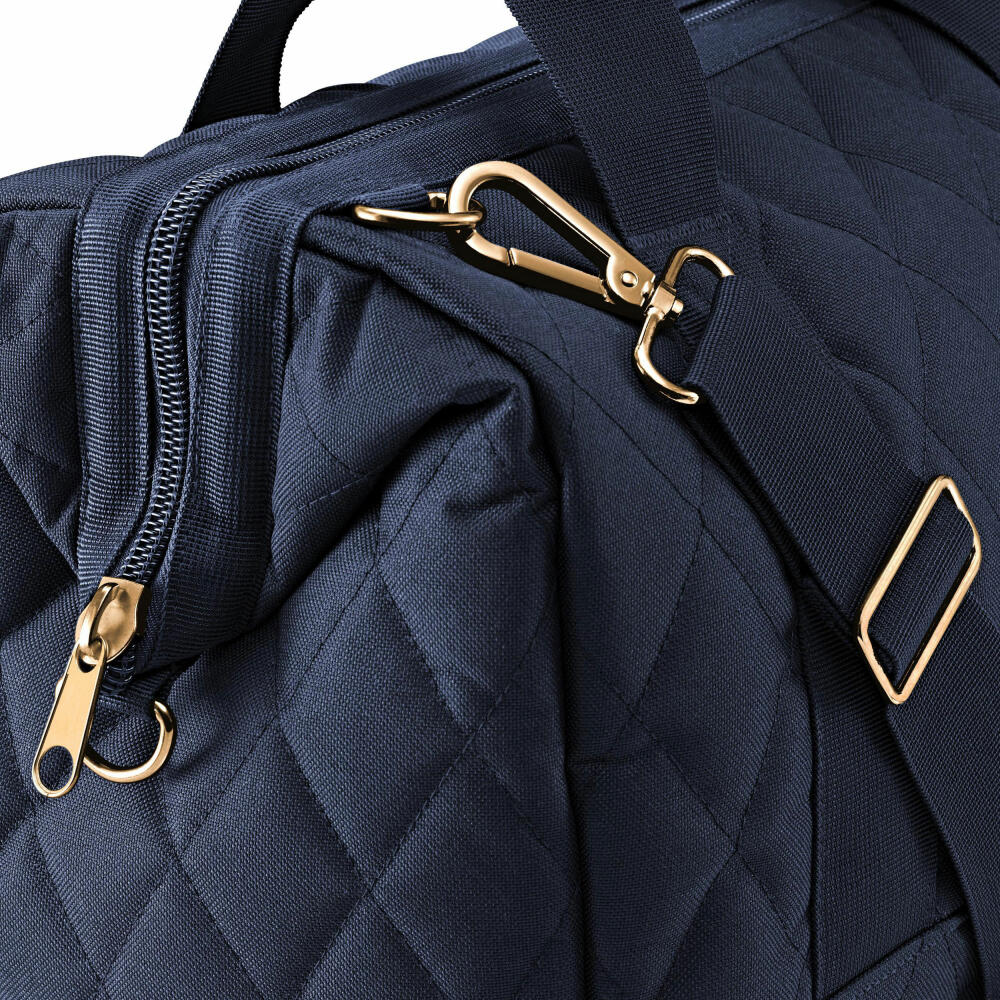 reisenthel allrounder M, Reisetasche, Sporttasche, Schultertasche, Rhombus Midnight Gold, 18 L, MS4110