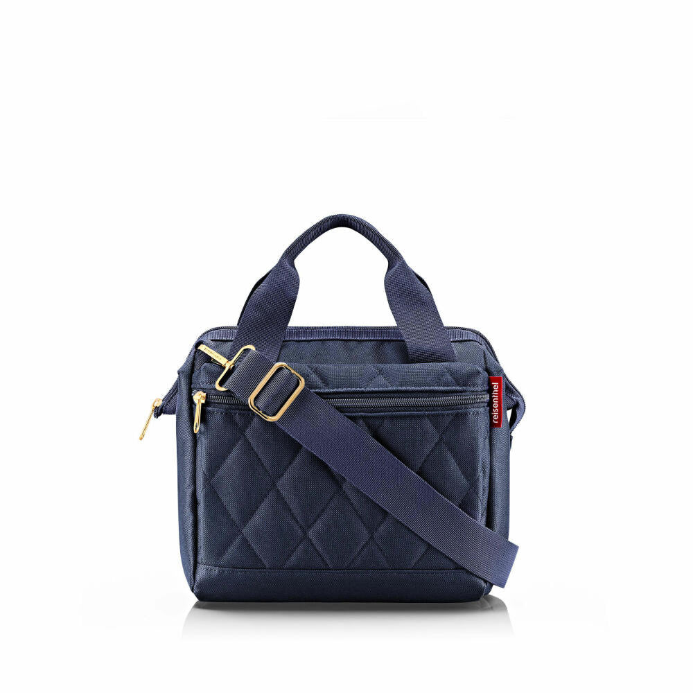 reisenthel allrounder cross, shoulder bag, bag, Rhombus Midnight Gold, 4 L, MQ4110