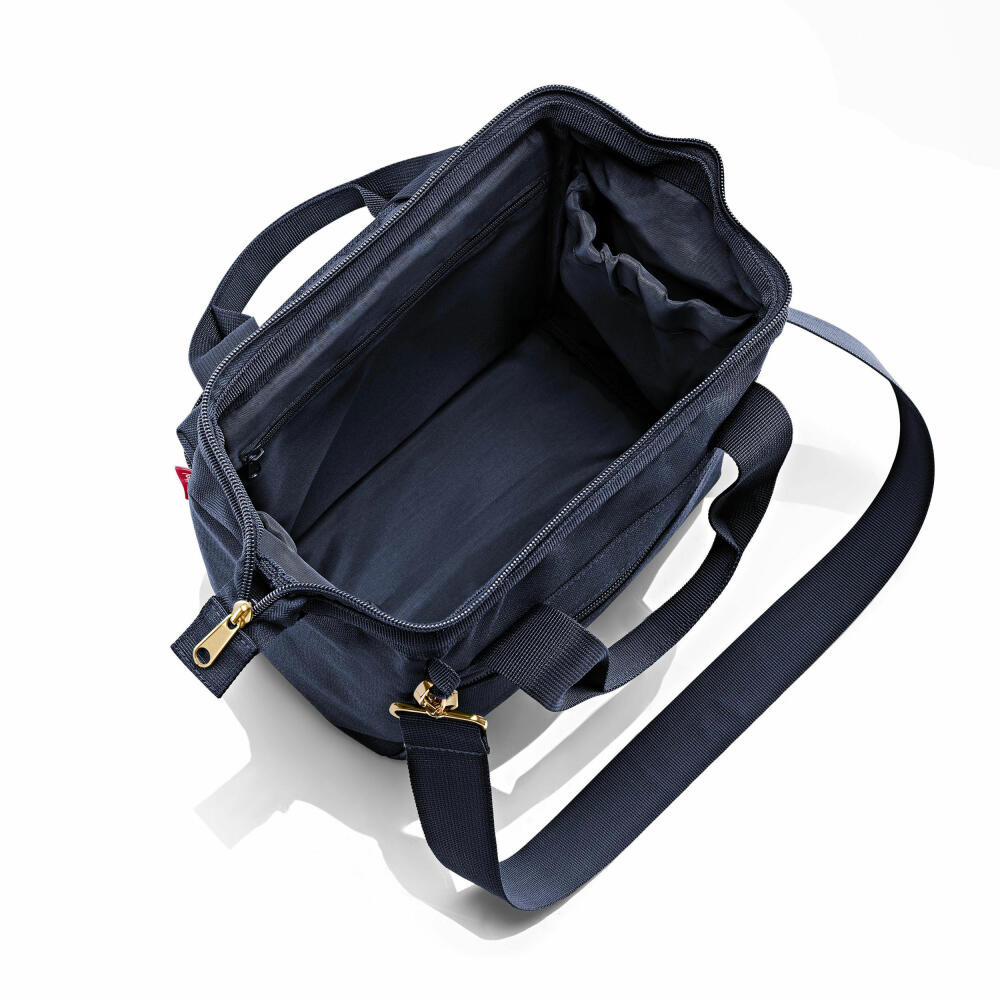 reisenthel allrounder cross, shoulder bag, bag, Rhombus Midnight Gold, 4 L, MQ4110