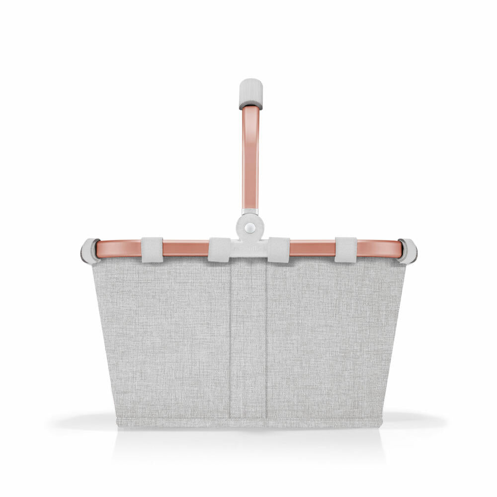 reisenthel carrybag XS, Einkaufskorb, Picknickkorb, Frame Twist Sky Rose, 5 L, BN1036