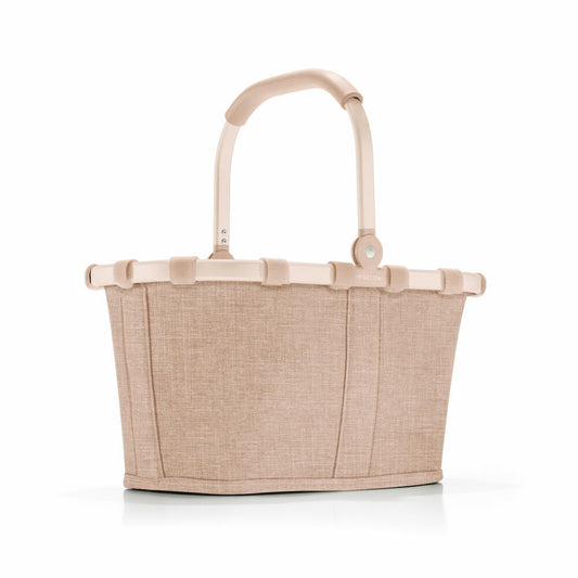 reisenthel carrybag XS, shopping basket, picnic basket, Frame Twist Coffee, 5 L, BN6043