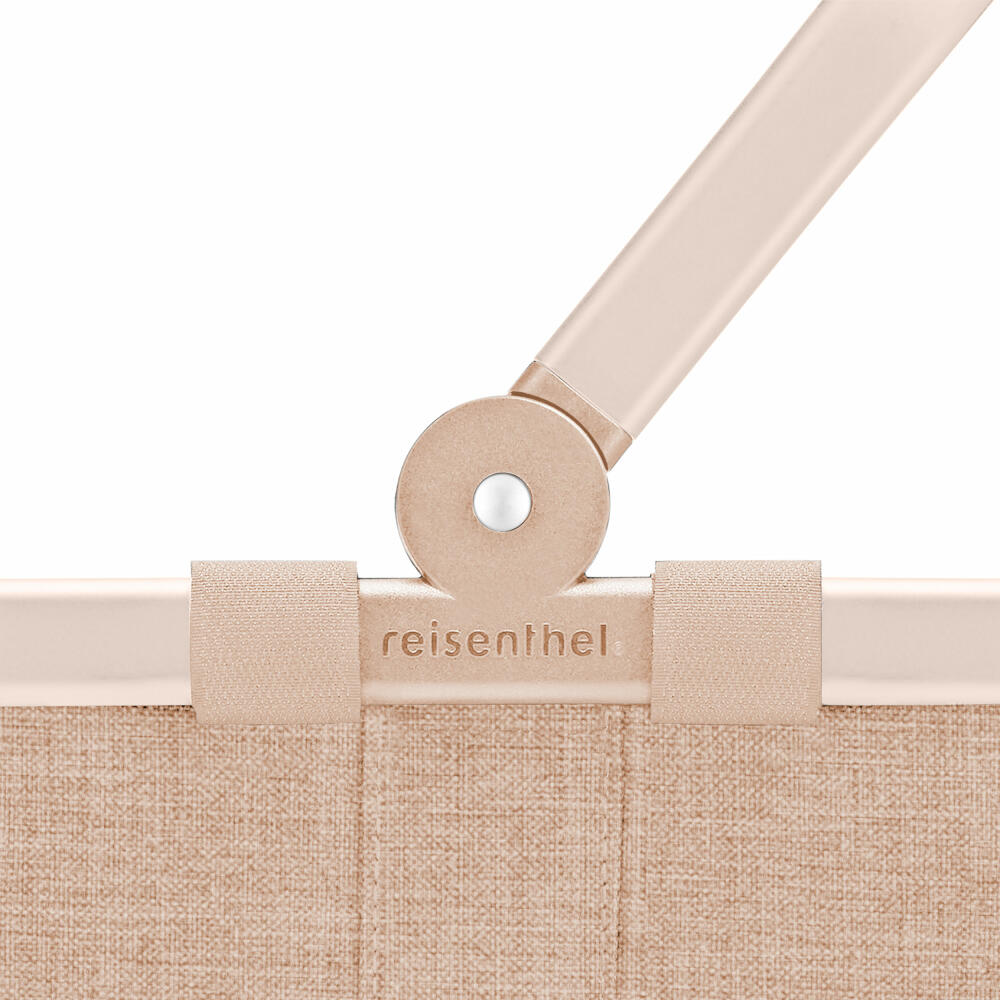 reisenthel carrybag XS, Einkaufskorb, Picknickkorb, Frame Twist Coffee, 5 L, BN6043