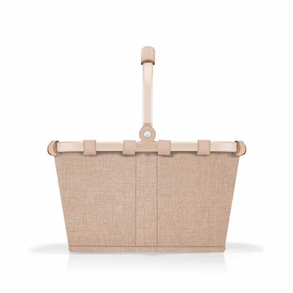 reisenthel carrybag XS, Einkaufskorb, Picknickkorb, Frame Twist Coffee, 5 L, BN6043