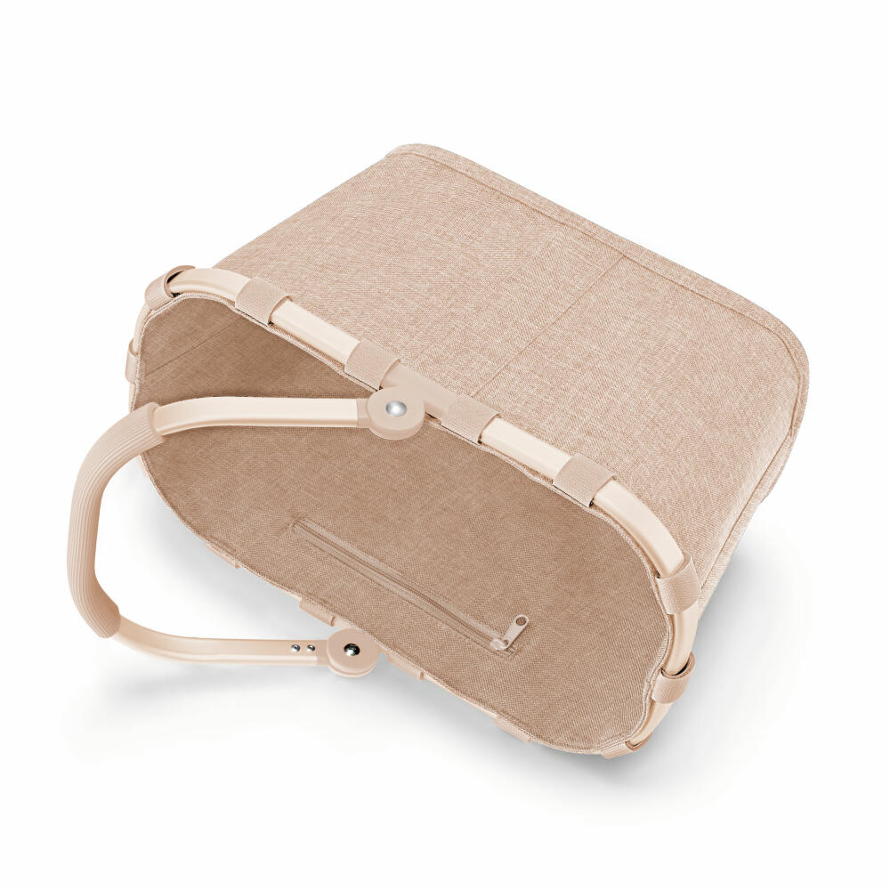 reisenthel carrybag XS, Einkaufskorb, Picknickkorb, Frame Twist Coffee, 5 L, BN6043