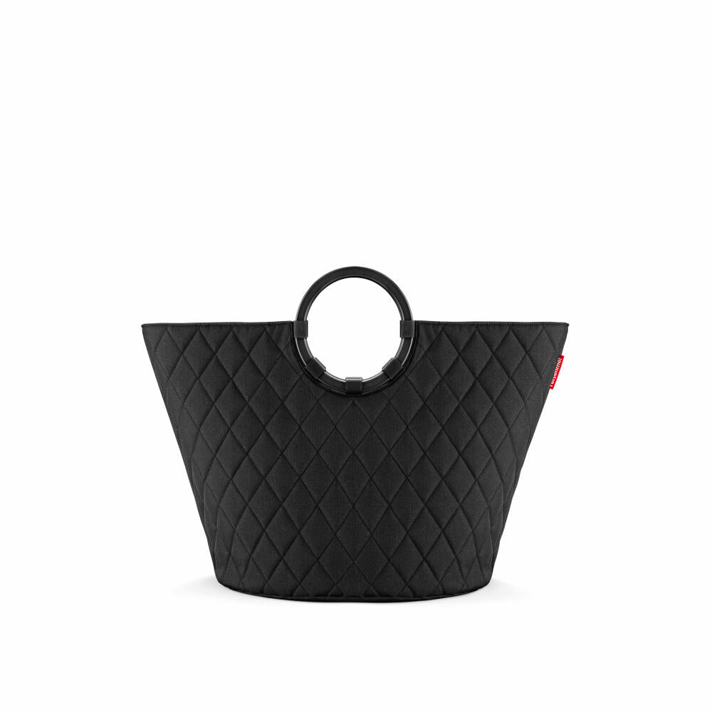 reisenthel loophome S, storage basket, Frame Rhombus Black, 35 L, VR7071