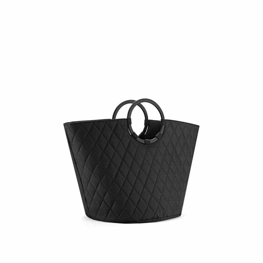 reisenthel loophome S, storage basket, Frame Rhombus Black, 35 L, VR7071