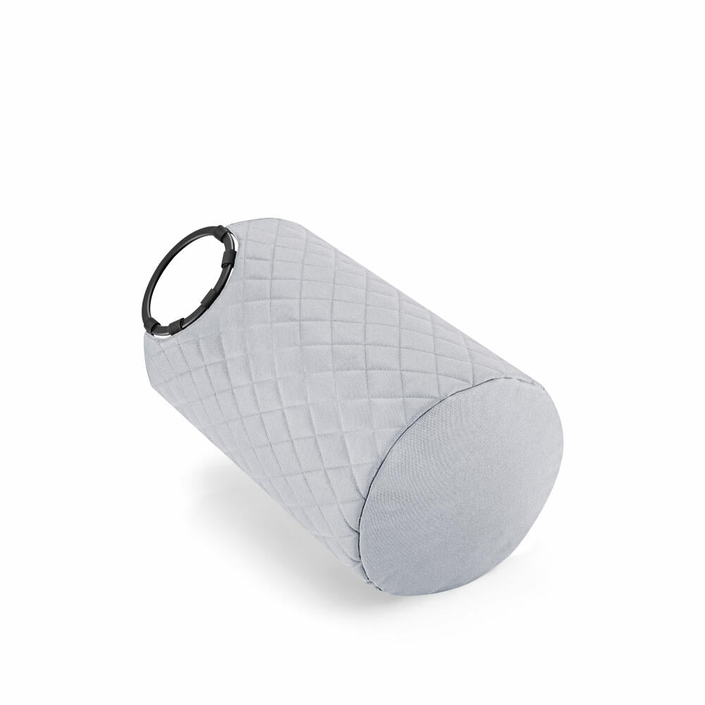 reisenthel loophome M, storage basket, Frame Rhombus Light Grey, 30 L, VS7062
