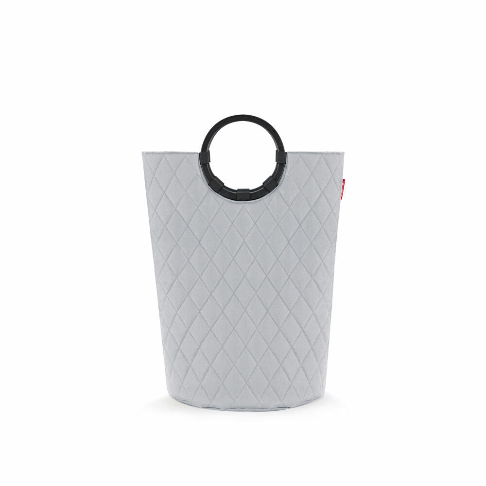 reisenthel loophome M, storage basket, Frame Rhombus Light Grey, 30 L, VS7062