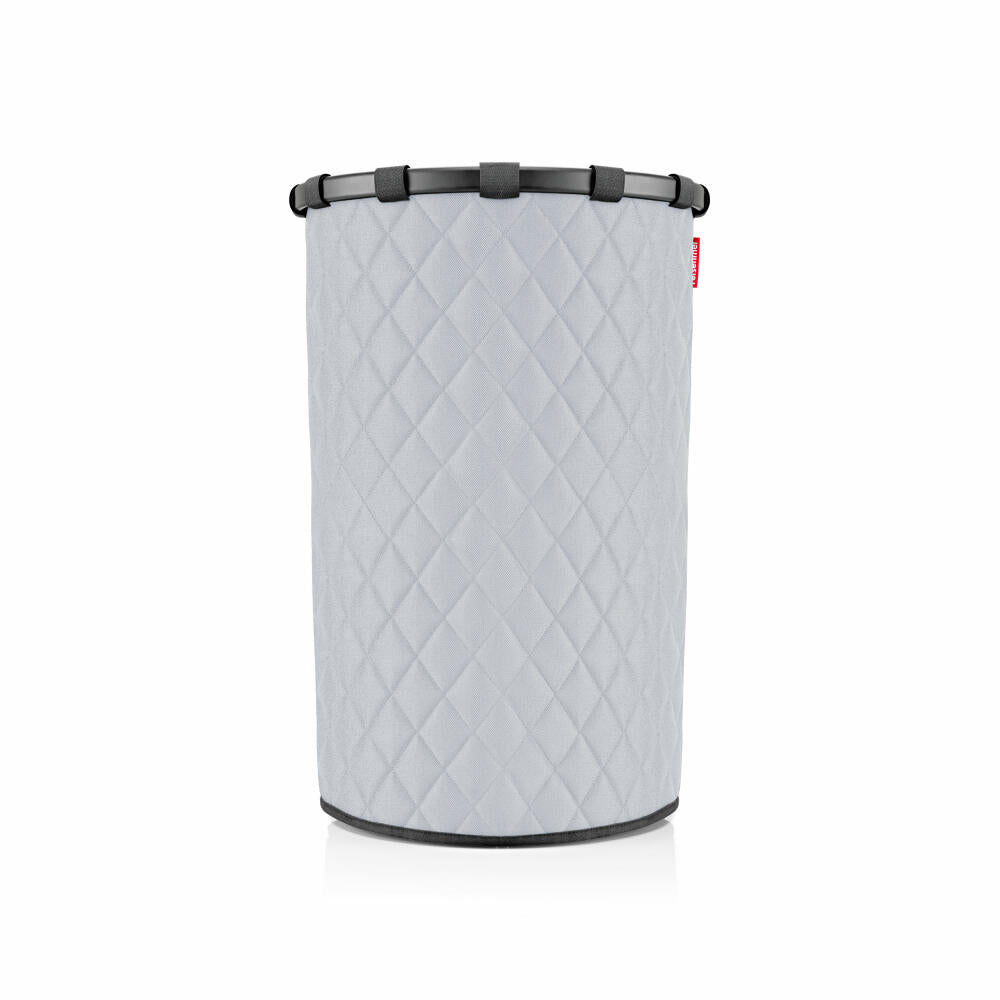 reisenthel homebasket L, storage basket, Frame Rhombus Light Grey, 50 L, UB7062