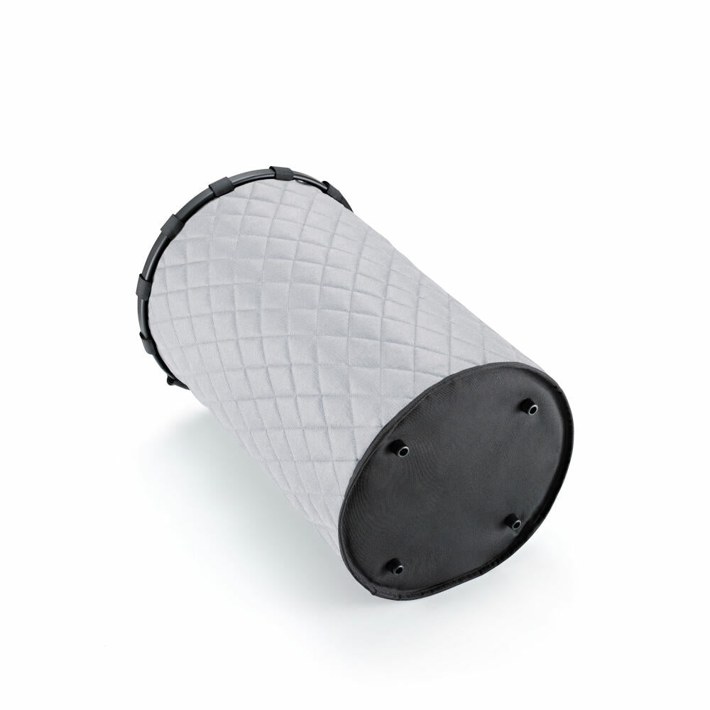 reisenthel homebasket L, storage basket, Frame Rhombus Light Grey, 50 L, UB7062