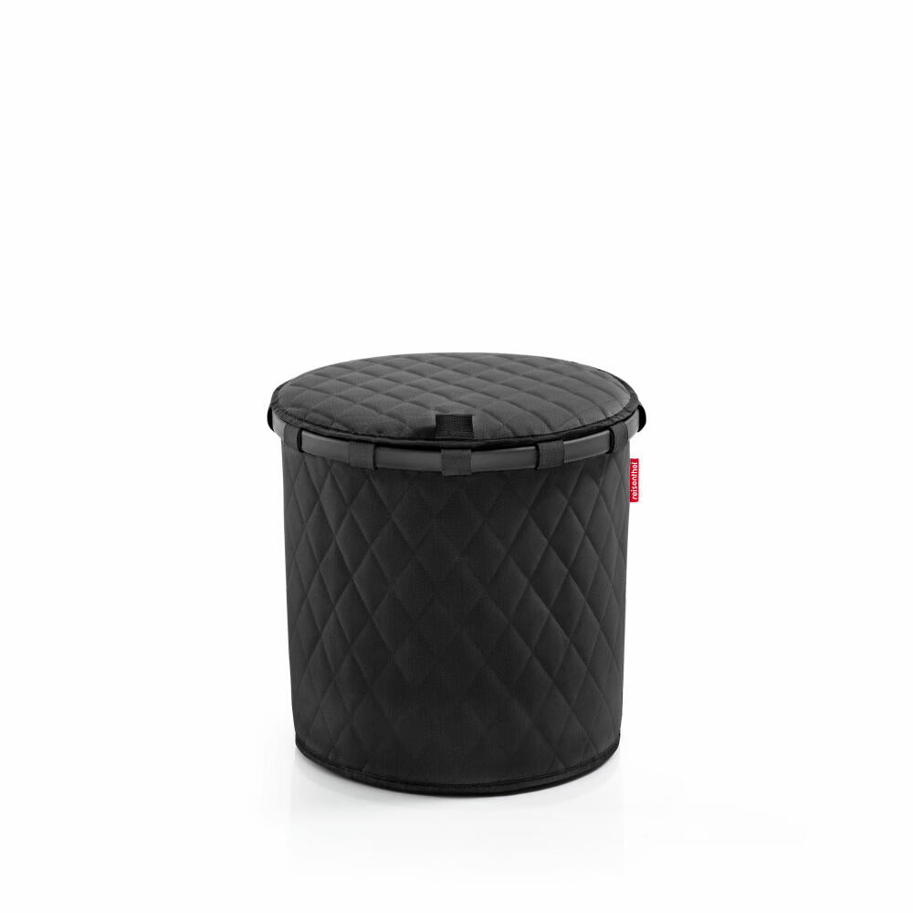 reisenthel homebasket cover, cover for storage basket, Rhombus Black, UD7059
